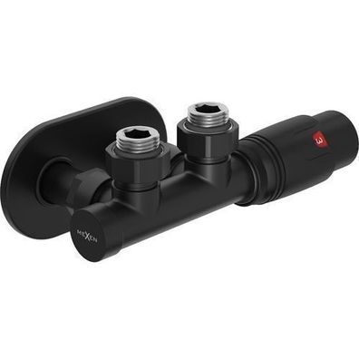 Mexen G00 Thermostat-Set, schwarz, DN50 Eckventil