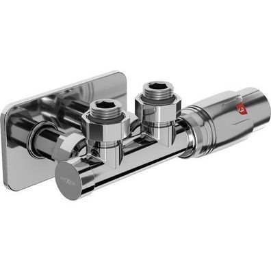 Mexen G00 Eckthermostat-Set Chrom DN50