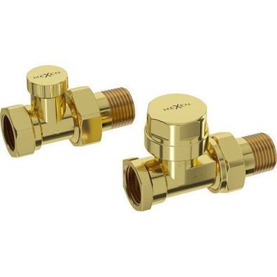 Mexen Gerade Heizungsventile, Gold - W902-000-50
