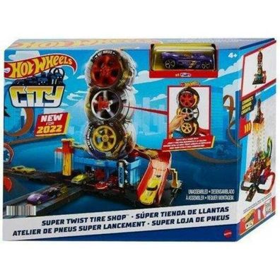 Hot Wheels City Super Tyre Shop