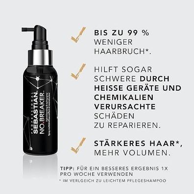 Sebastian NO. Breaker - Reparierendes Bonding And Styling-Spray fér geschädigtes Haar
