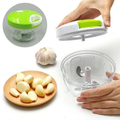 Vegetable slicer with pull cord, multi-chopper for onions, vegetables & fruit, vegeta