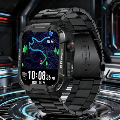 MenÂ´s Smartwatch with Phone Function, 1.83" HD Display, Sports Watch with Sleep Moni