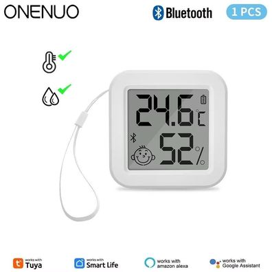 5X Digital Indoor Thermo-Hygrometer, LCD Thermometer Temperature Humidity Meter