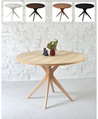 Esszimmertisch JUBI BOLD furniert Ø 100 / Ø 110 Esstisch Küchentisch Wohntisch