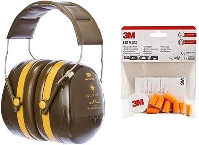 3M Peltor Bulls Eye III Kapselgehörschutz Jagd Schießsport SNR 31 dB grn
