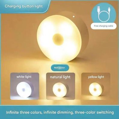 New Dormitory Bedside Desk Lamp, Eye Protection Energy-Saving Magnetic Student Light