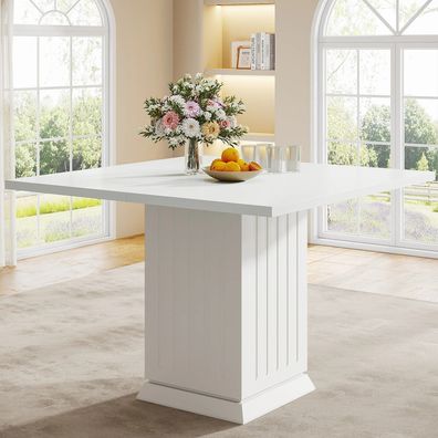 Table de salle Ã  manger carre Tribesigns - Avec 2 Sets de table