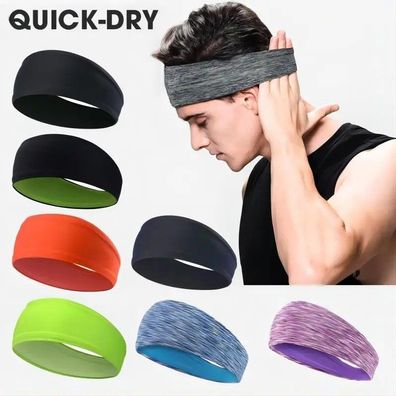 Breathable Mesh Sports Sweatband - Elastic Yoga & Running Headband
