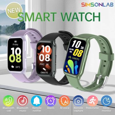 Smartwatch for Galaxy Fit3 - Bluetooth Call & Siri Voice