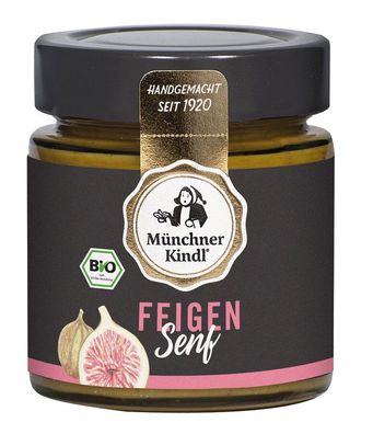3x Münchner Kindl Senf Feigen Senf 125ml