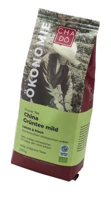 6x Cha Dô Ökonomie China Grüntee mild WFTO 200g