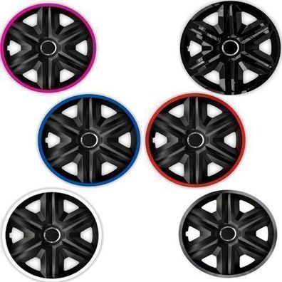 Universal Radkappen Radzierblenden Radblenden Auto KFZ 4 Stück farben zu auswahl