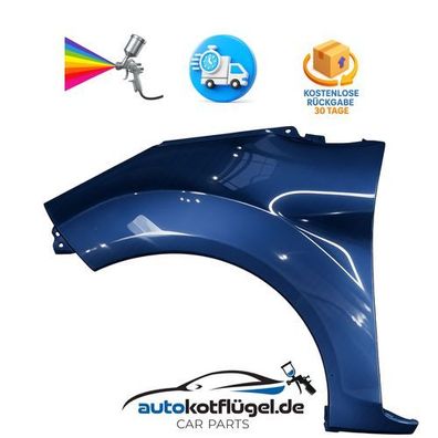 Kotflügel FORD FIESTA MK7 Links CCVC Nautical Blue 08-17 Neu Lackiert
