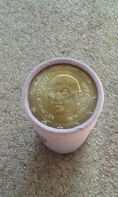 Sichtrolle 25 x 2 euro 2026 Adenauer prägefrische Rolle Hamburg J