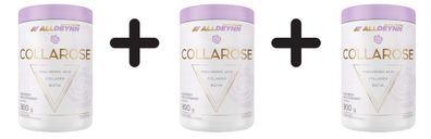 3 x Allnutrition AllDeynn Collarose, Raspberry Wild Strawberry - 300g
