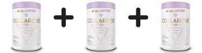 3 x Allnutrition Collarose Fish, Raspberry Wild Strawberry - 300g