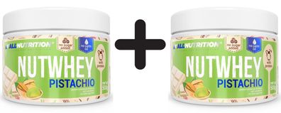 2 x Allnutrition Nutwhey, Pistachio - 500g
