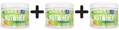 3 x Allnutrition Nutwhey, Pistachio - 500g