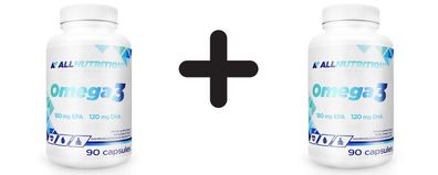 2 x Allnutrition Omega 3 - 90 caps