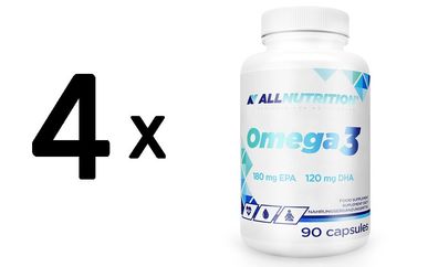 4 x Allnutrition Omega 3 - 90 caps