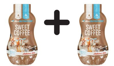 2 x Allnutrition Sweet Sauce, Sweet Coffee - 500 ml