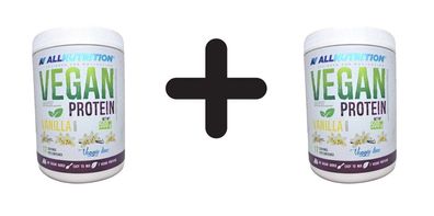 2 x Allnutrition Vegan Protein, Vanilla - 500g