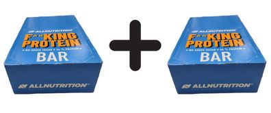 2 x Allnutrition Fitking Protein Bar, Choco Caramel - 15 x 55g