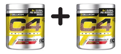 2 x Cellucor C4 Original Pre-Workout, Millions Cola - 396g