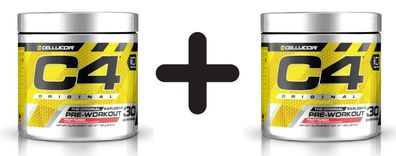2 x Cellucor C4 Original, Fruit Punch - 204g