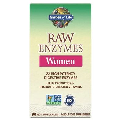 RAW Enzymes Women, Women - 90 vcaps