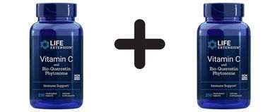 2 x Life Extension Vitamin C and Quercetin Phytosome - 250 vegetarian tabs