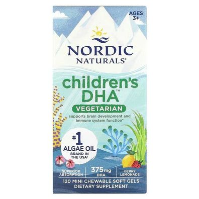 Children's DHA, Berry Lemonade - 120 chewables
