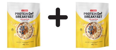 2 x Nutrend Protein Oat Breakfast, Banana - 630g
