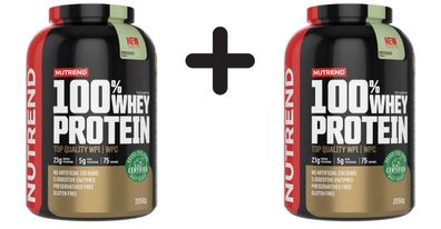 2 x Nutrend 100% Whey Protein, Pistachio - 2250g