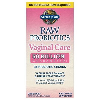 Raw Probiotics Vaginal Care - 30 vcaps (Shelf-Stable)