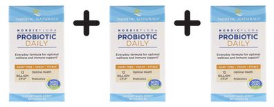 3 x Nordic Naturals Nordic Flora Probiotic Daily - 60 caps