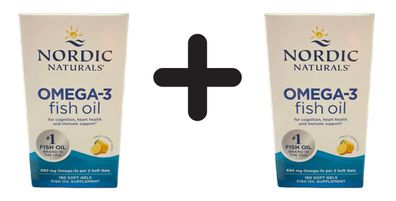 2 x Nordic Naturals Omega-3, 690mg - 180 softgels