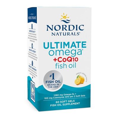 Ultimate Omega + CoQ10 Fish Oil - 60 softgels