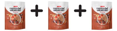 3 x Nutrend Protein Oat Breakfast, Chocolate - 630g