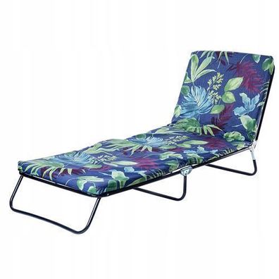 KADAX Gartenliege, klappbare Sonnenliege mit 5 Regulierungsmodi, Klappbett