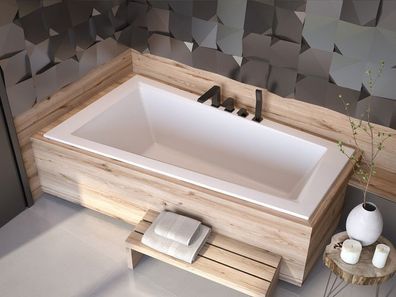 Badewanne Eckwanne Acryl INTIMA SLIM 150x85 Links Weiß | Ablauf & Füße GRATIS !