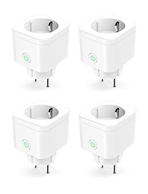 Refoss WLAN Steckdose Zeitschaltuhr 4er Pack Smart Plug fér Alexa Google