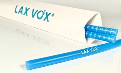 3 LAX VOX Schläuche zur Regeneration und zum Stimmtraining blau