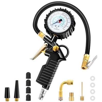 Burnnove digitaler Reifenféller Reifendruckpréfer bis 220 PSI Set