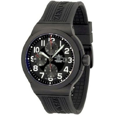 Zeno-Watch - Armbanduhr - Herren - Chrono - Raid Titan Chrono - 6454TVD-bk-a1
