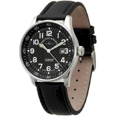 Zeno-Watch - Armbanduhr - Herren - X-Large Pilot Carbon Automatik - P554-s1