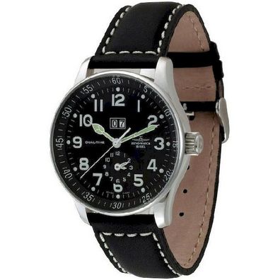Zeno-Watch - Armbanduhr - Herren - Chrono - X-Large - Pilot + Dual-Time - P561-a1