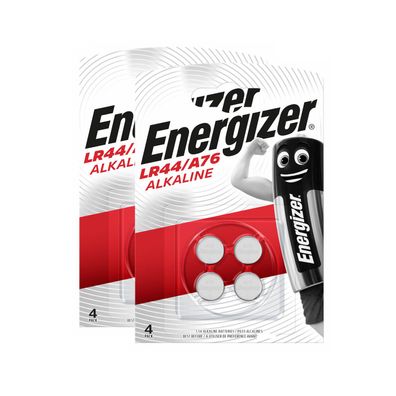2x Energizer A76 V13GA LR44 AG13 13GA 357 Knopfzelle Batterie 1,5V 4er Blister