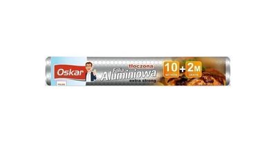 Gepraegte Aluminiumfolie 10m - Oskar